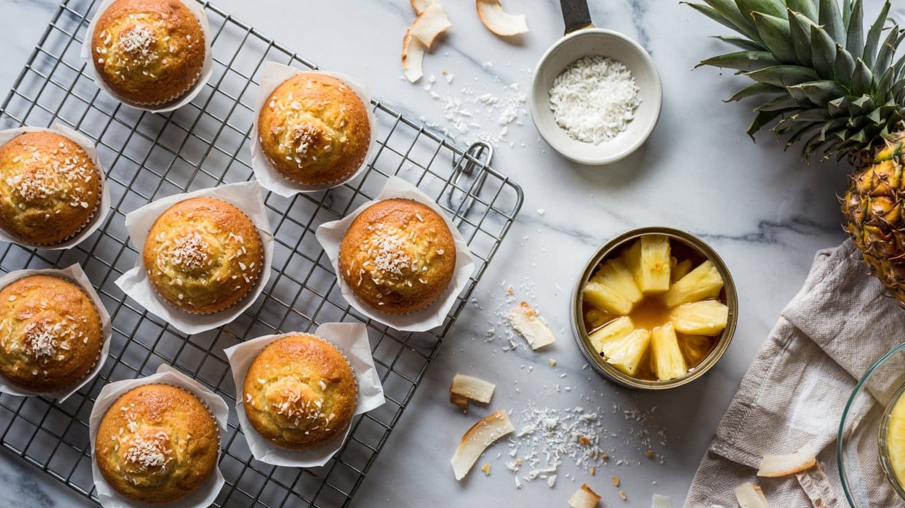 3 pineapple coconut muffins a bright top mKOO INITyumk GqCxo9mg 6lIb0eFYR mJr Dv19P Rw