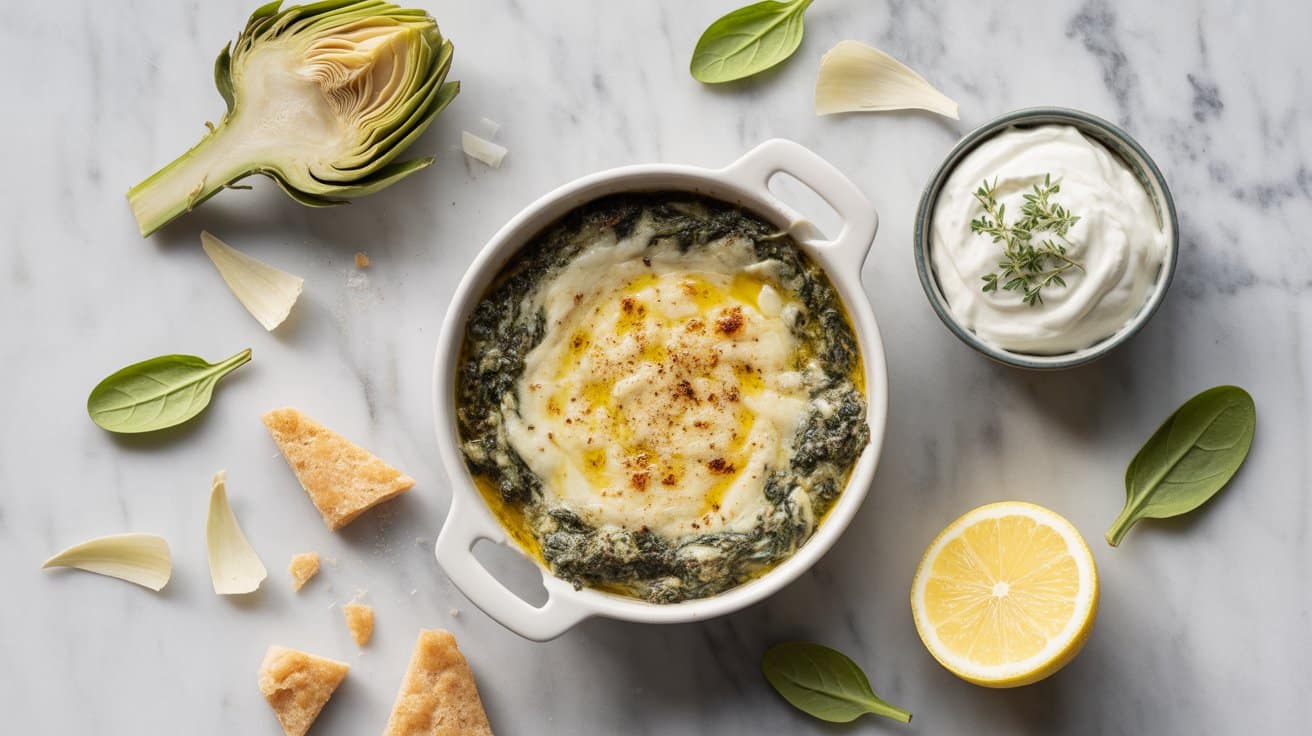 3 spinach artichoke dip with greek yogur fqmzTmk8S02mimOaIv2gEA 9gWH YooTc2w9DoCBn8m5w
