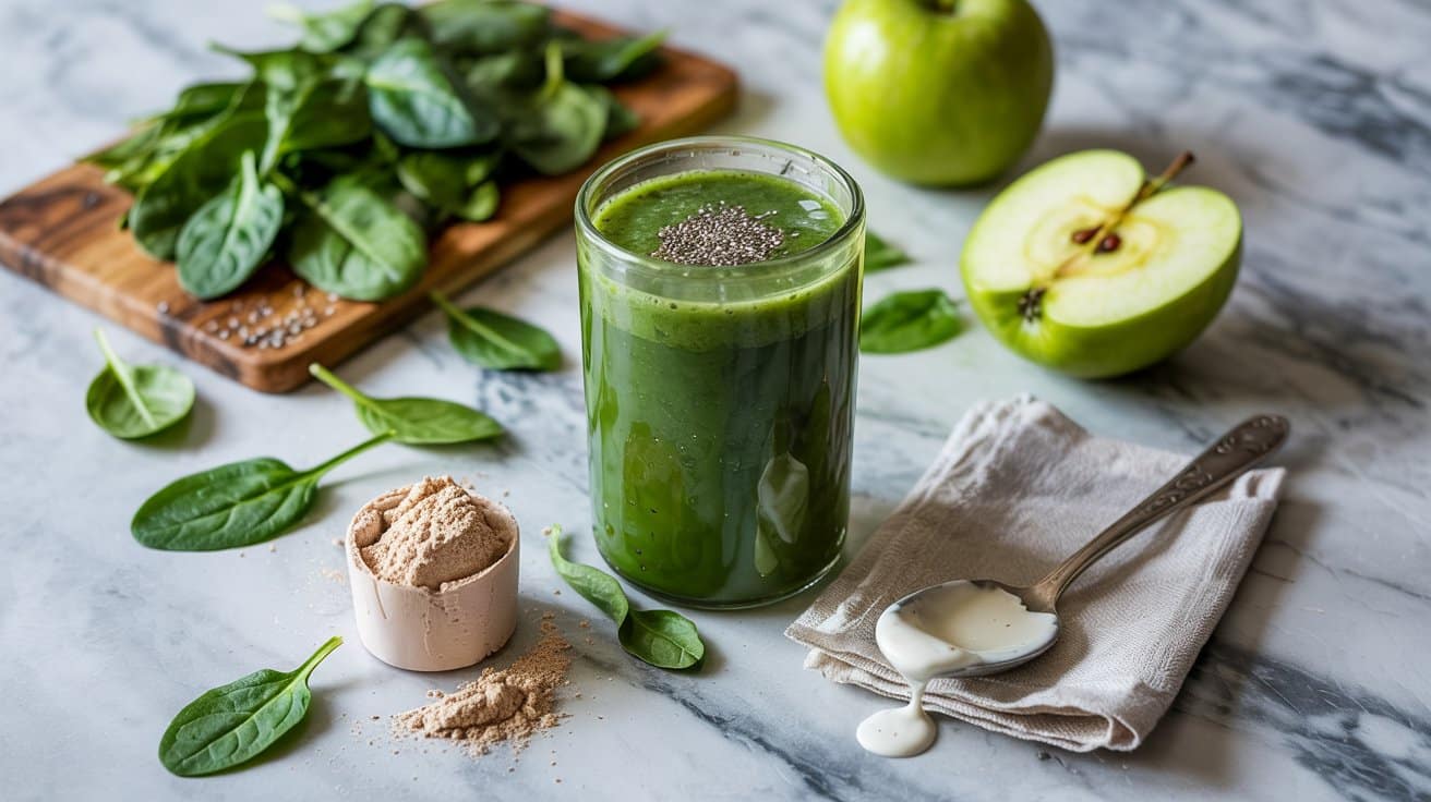 3 spinach green apple protein power smoo Mx 9hC PTciWxJJK g8c7A 2OMY8ijzSnigbHaT JCpyA