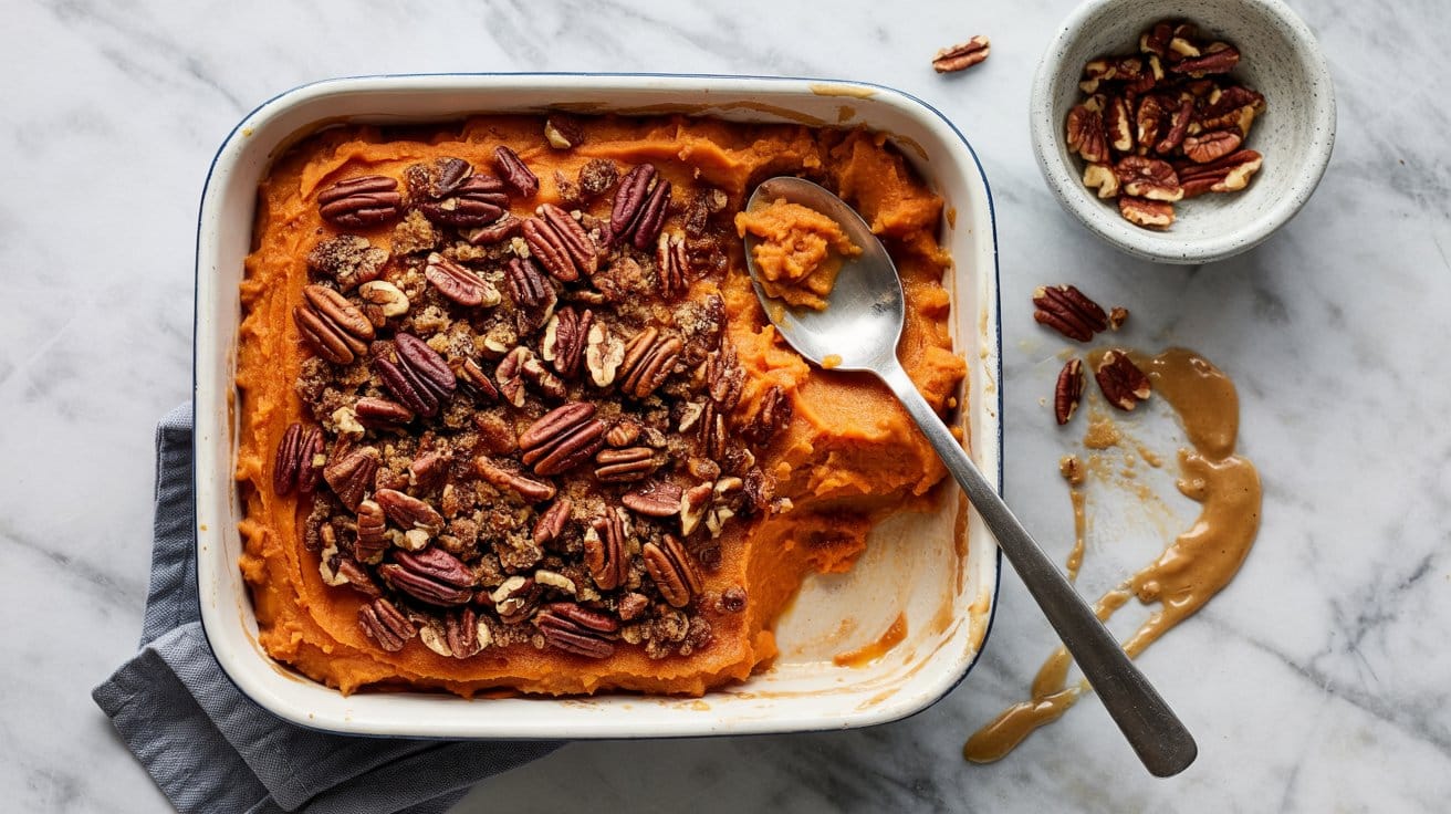 3 sweet potato casserole with pecan topp O8QK2ricRvSNxv hY r1EA B8SNuNLST6a1etFaG02bBA