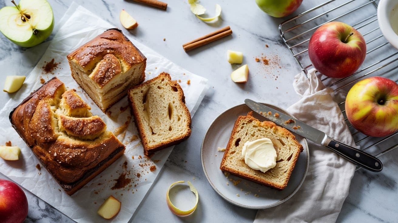 4 apple cinnamon quick bread a bright to 9kscbI6MQHqTGPdaTq5a6Q i8F04uuASRCbgfCbBlwjAQ