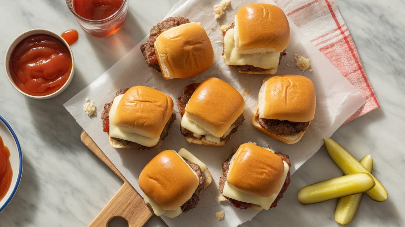 4 classic sliders a bright top down food 4o87z2njSp6wazdXXeEPCw VjJH9E2IQ4a TyLHcKkYjg