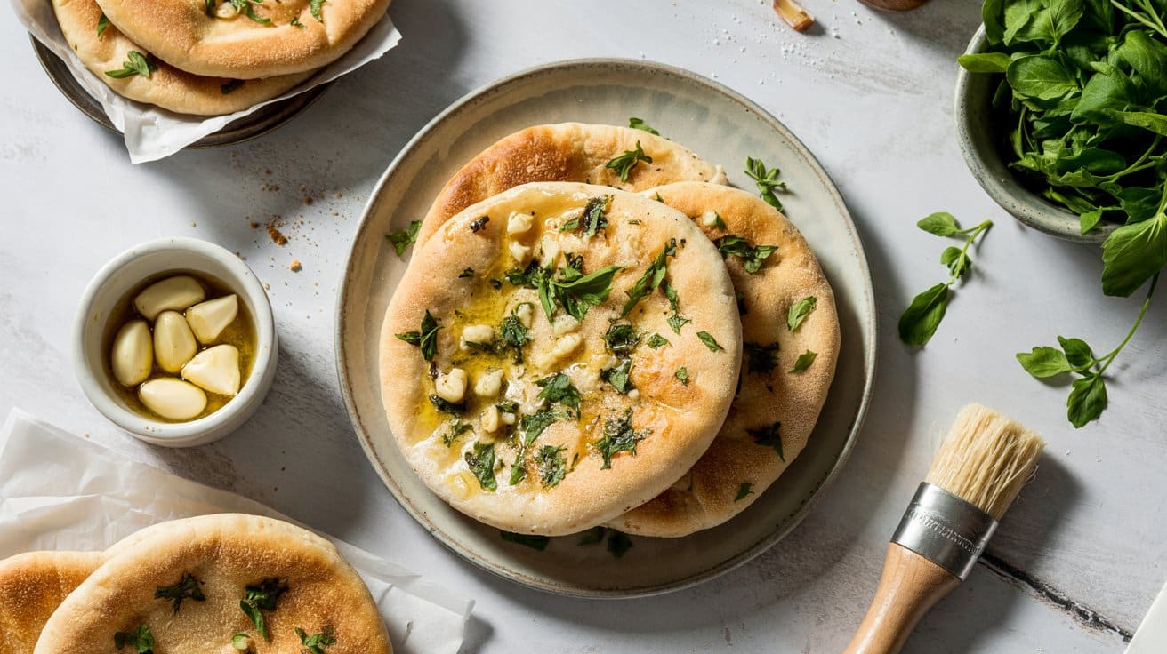 4 garlic and herb infused pita bread a b asnaHN PS1q4Xg2U0dxE1A 9LShz960SgaFwwrRVBl 1A