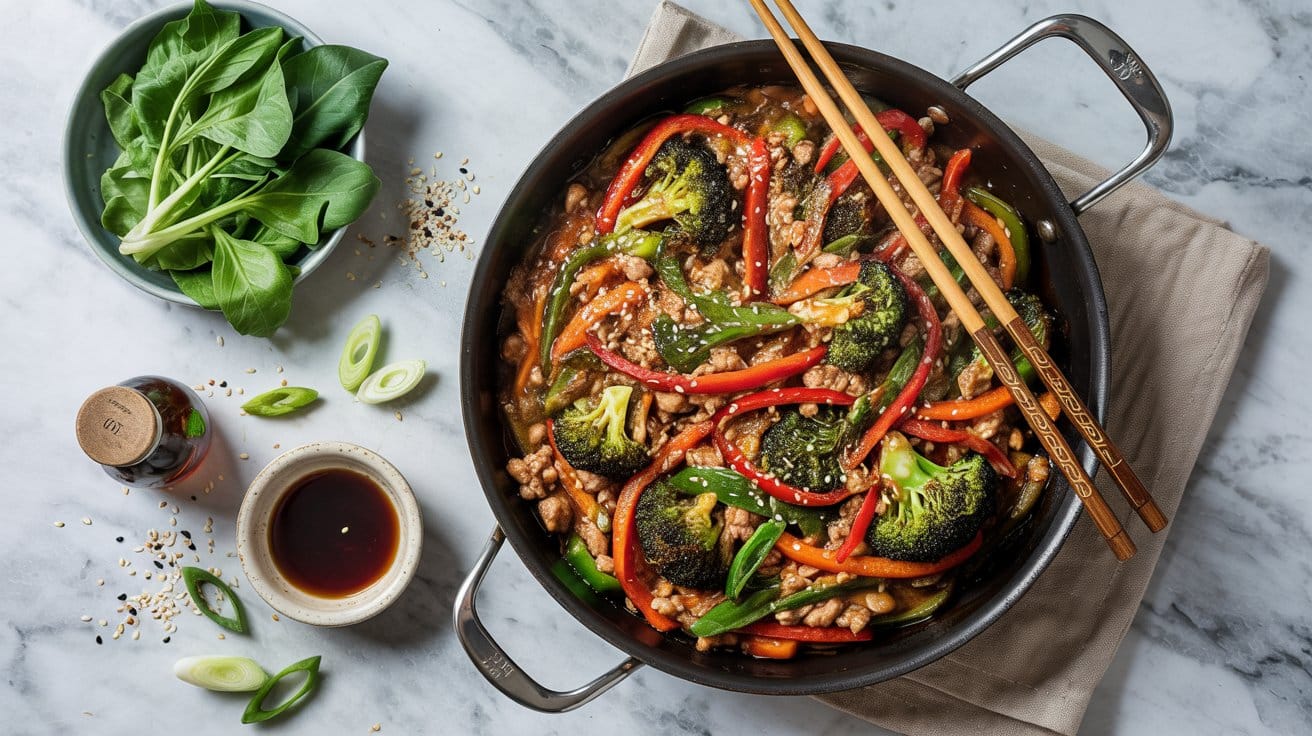 4 ground turkey stir fry with vegetables dZujSrRSDSl05d5vB1U1w a A2 9 hSXSqL4Dn Nc2Sg