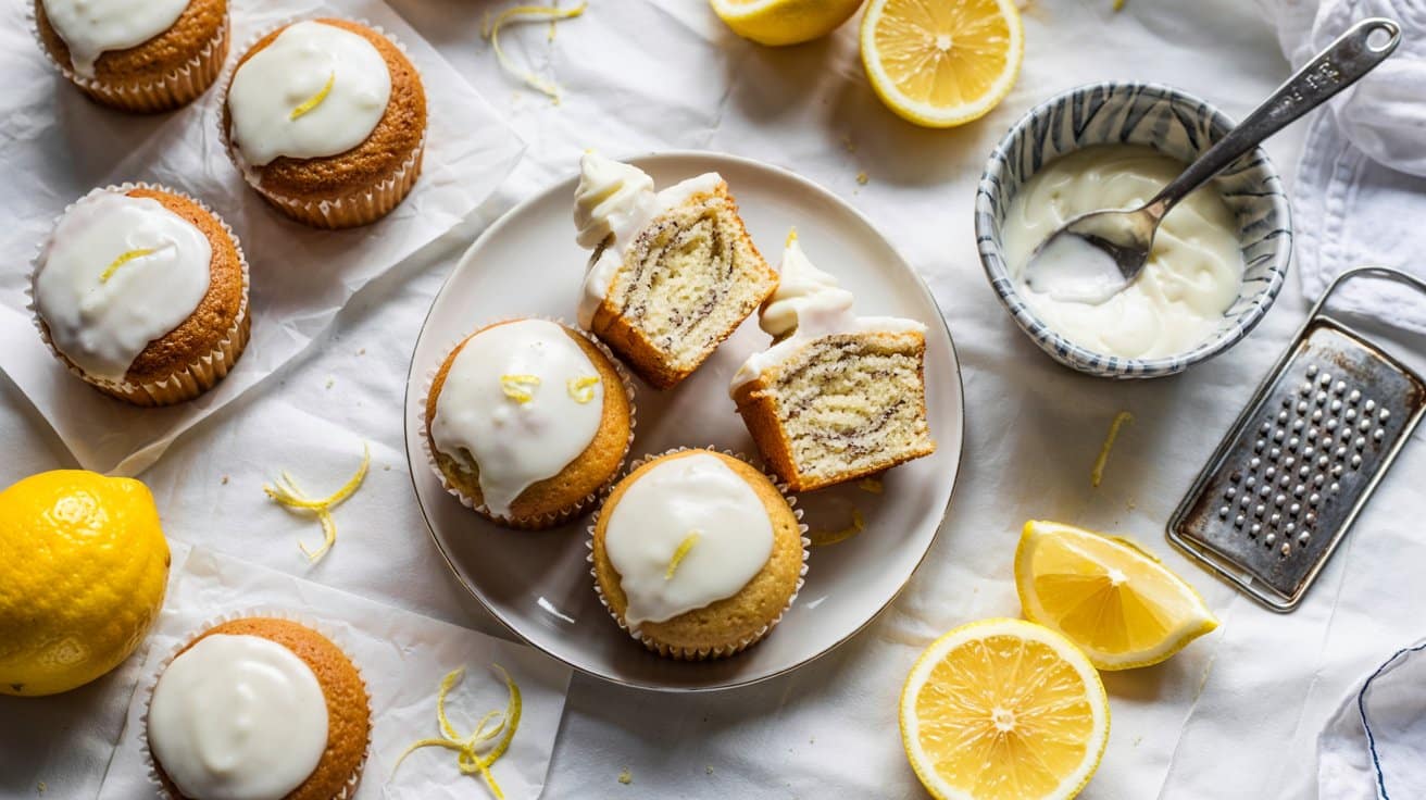 4 lemon poppy seed cupcakes a bright top AeGONHn3QM g9ks7oSFYCw xJI EEZZTYqHNbnHB1FDZQ