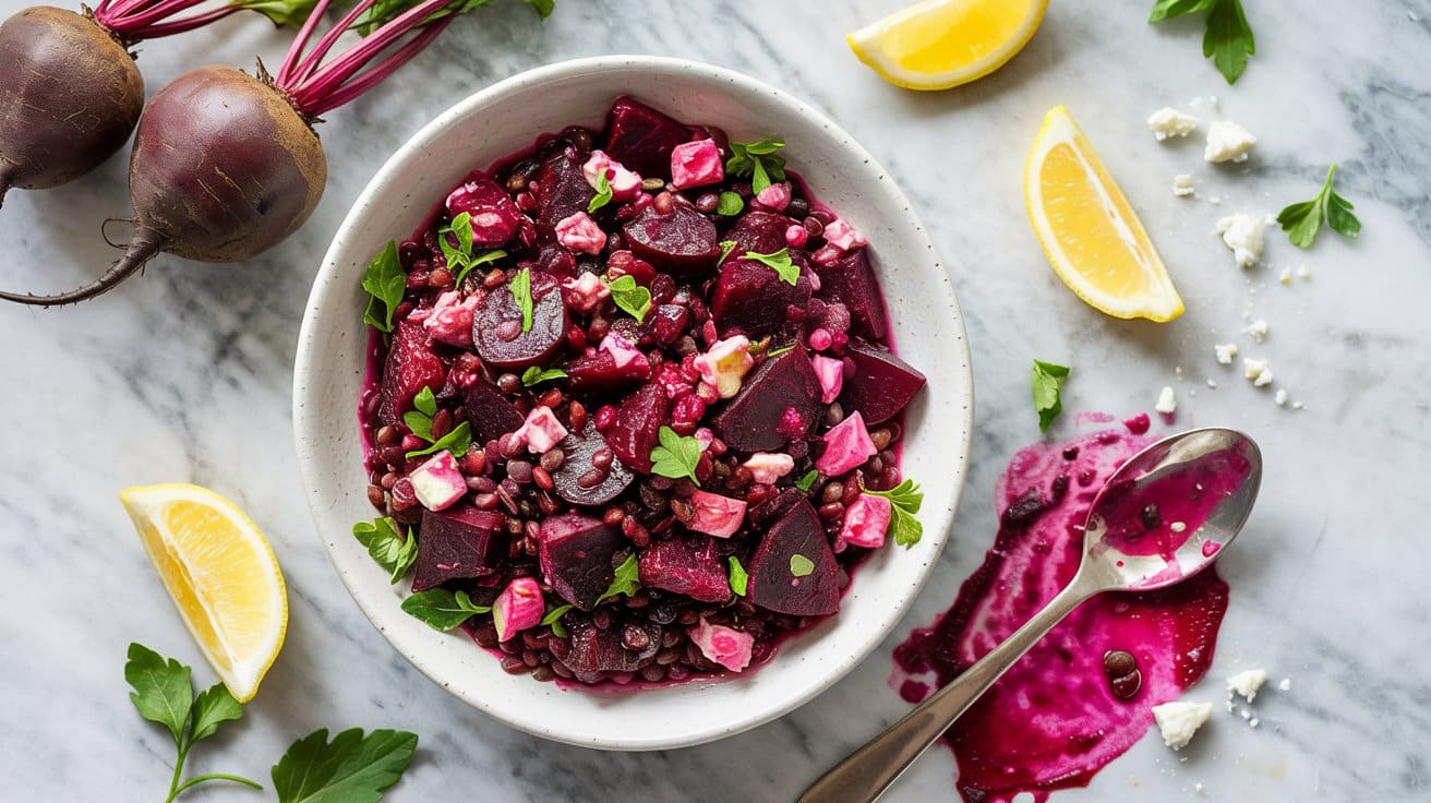 4 lentil and roasted beet salad with fet bZorvRlsQYS3bPnspDMjbQ 0rZz5oNPQ7aFv8J4Hn8kTg