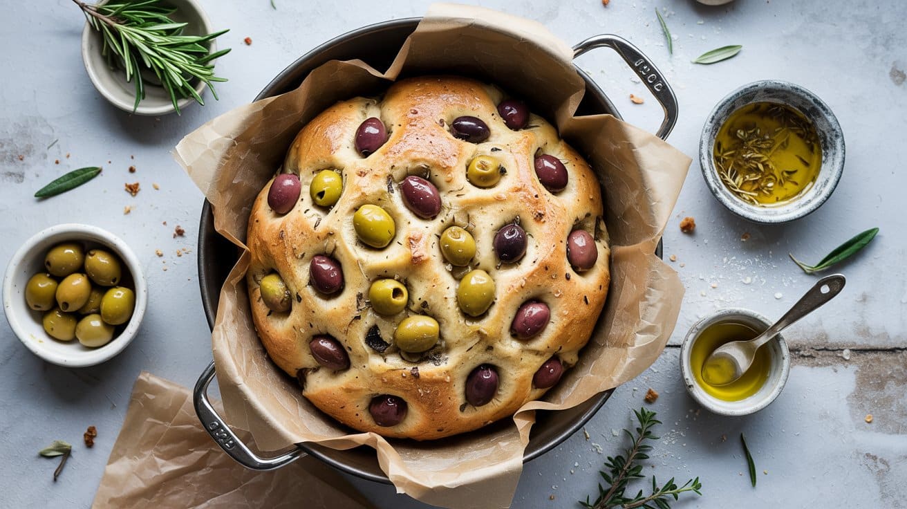 4 no knead olive and herb bread a bright Mt nFxPfQgK9bFCcWfWzGw X0Ly2DF1RwuPQC8qa 5Vg