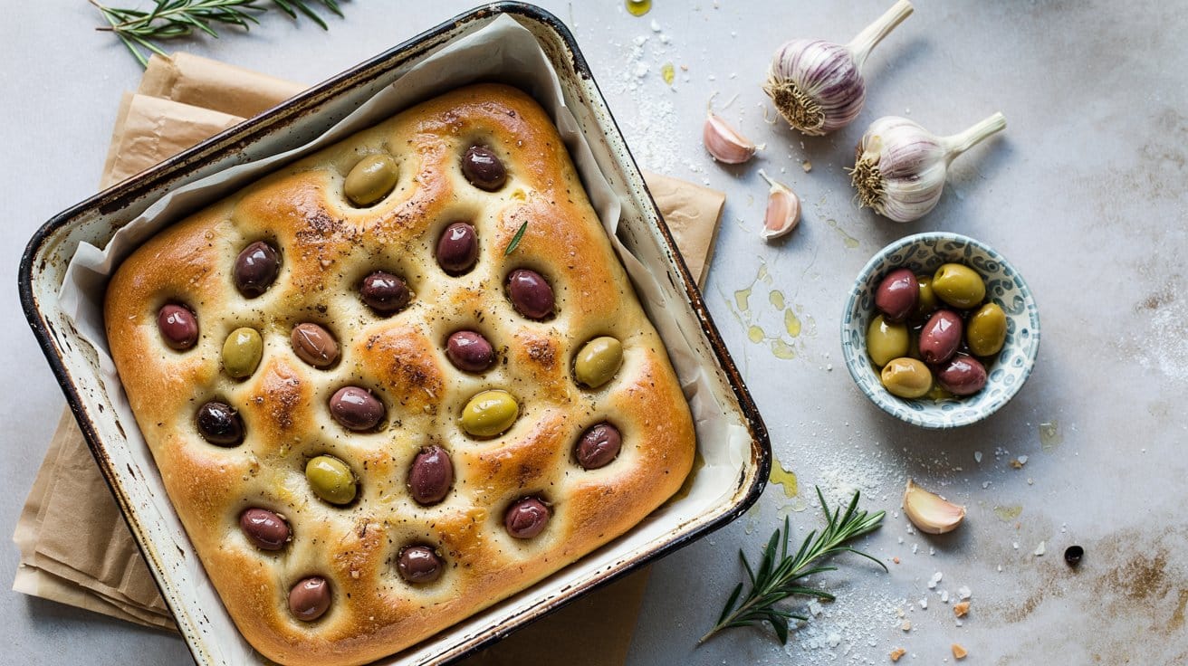 4 olive garlic focaccia a bright top dow NYnmxkEET4ePK6z8CG53ow SbgGDpzNTT Z A0k0JNNYA