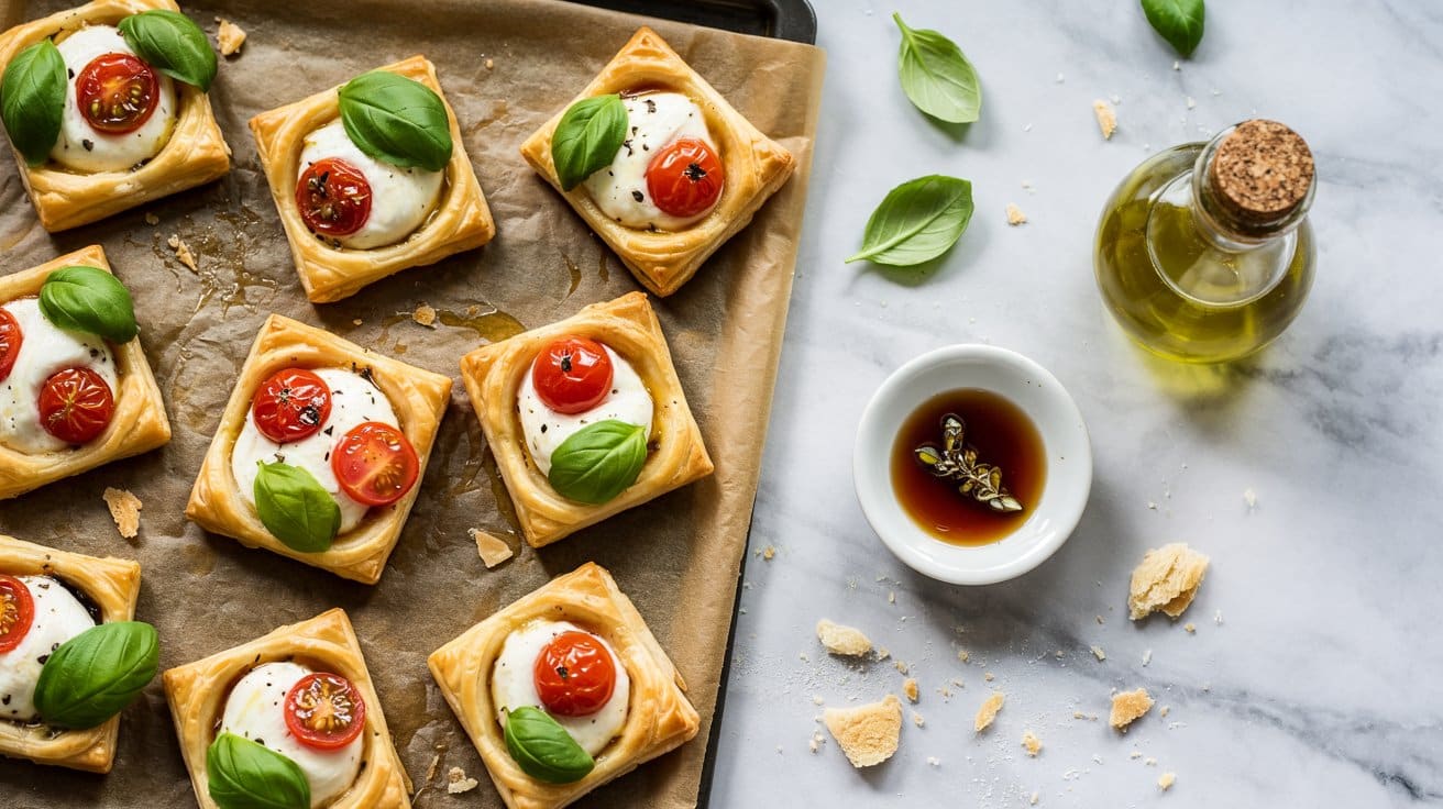4 puff pastry caprese bites a bright top 67jkAC8kSzqJV2RdCR9 aw i6UDb3ICSMWTNf5vXgI82Q