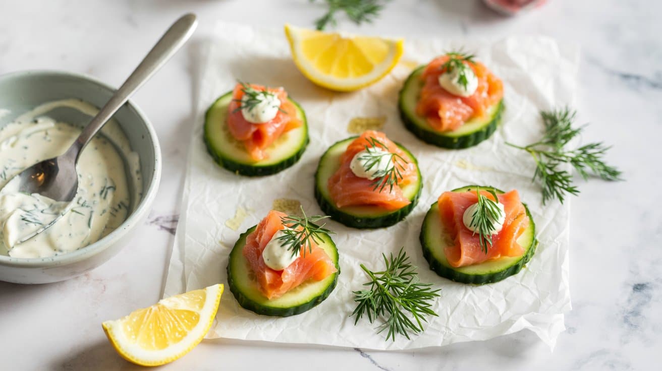 4 smoked salmon cucumber rounds a bright nu3KMARZTgawhDDlAnmgRg QAb2F1uPTDyQOsvn8sfGbw