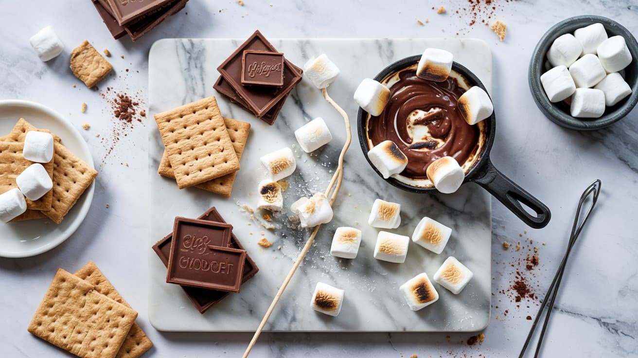4 smores inspired dessert board a bright ZZ6mCVqbRV i4kuwr5FEPQ zkjjShJBRy 2NwepPaoWsQ