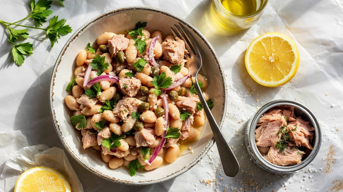 4 tuna white bean salad a bright top dow GwJw UPZRmOYkURobaG4Kg SwYul0nDQkysgm3Ze7t9LA
