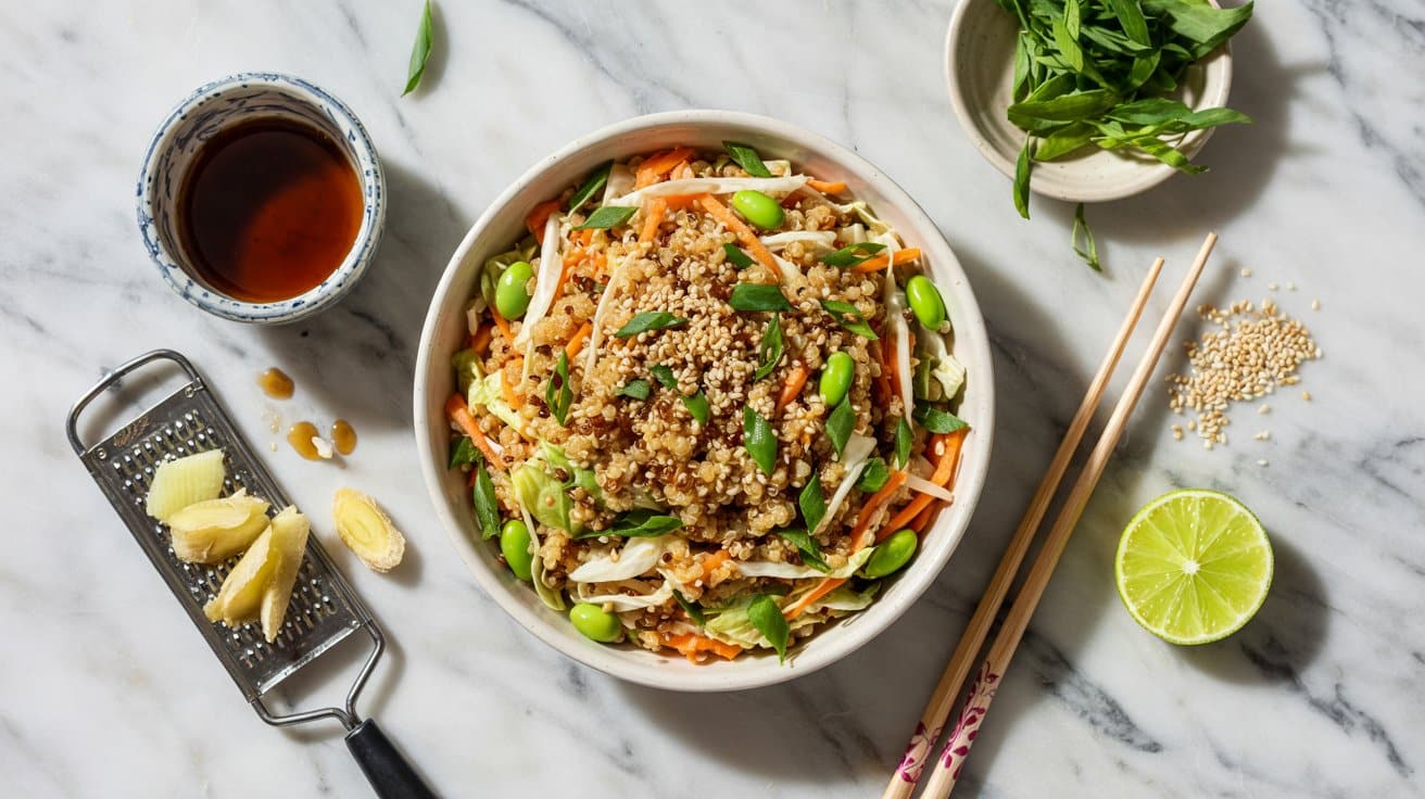 5 asian quinoa salad with sesame ginger Pt LZpoeRayb AvhAZBM8g opgOXur0RoCGfHk7036LfA