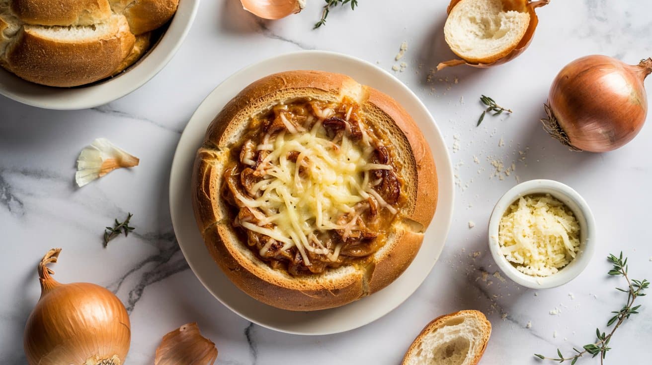 5 french onion soup bread bowl a bright 6t9JLuUiTcSkpF5dad1kZQ 0XYkzaxtRgC7SkmDedXY5w