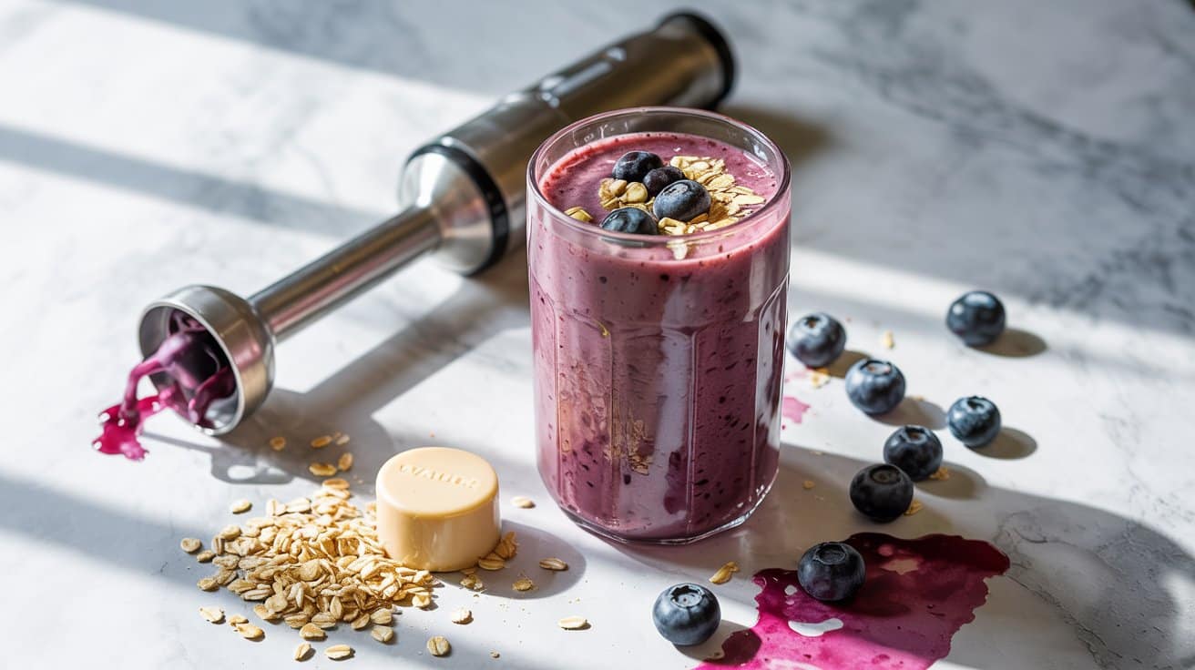 5 oats and blueberry protein smoothie a oWL2HvZDS2SxYv1wUsN45Q 1mlMIs2CT9e0bVWKWHiBsQ