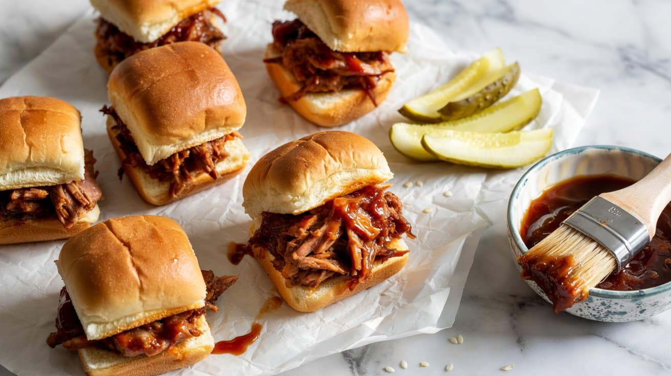 5 pulled pork sliders a bright top down t McPMwSSLG yV3R1tdQ v86i1BupSAqQnHYeBqgGVQ