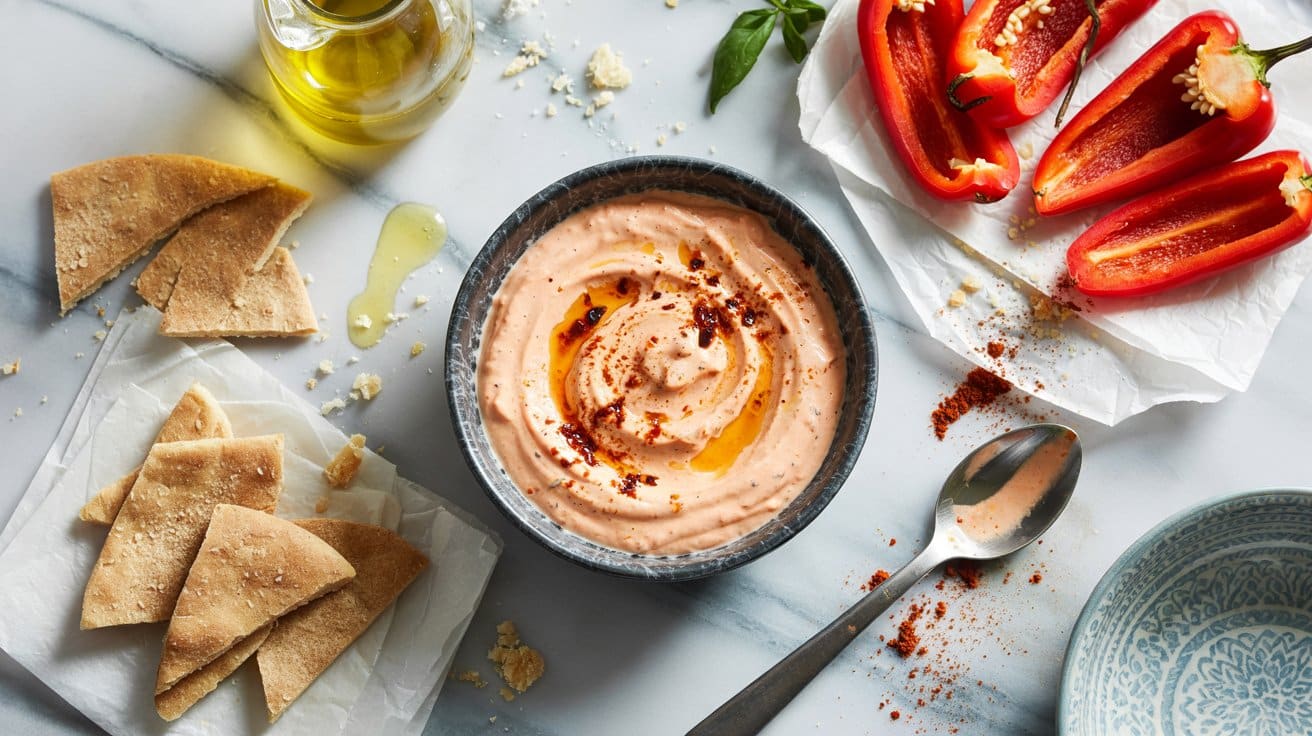 5 roasted red pepper yogurt dip a bright RlD7xNuOQ12AM k lHfV Q 3QDeoXUISAq wQ5yoWoP4A