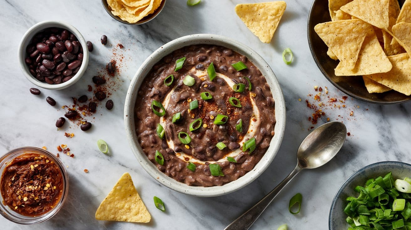 5 spicy black bean dip a bright top down EDxpqJCFTrW eBFHUs2eWQ NeSwBjGHRV xJjdA6AGTGw