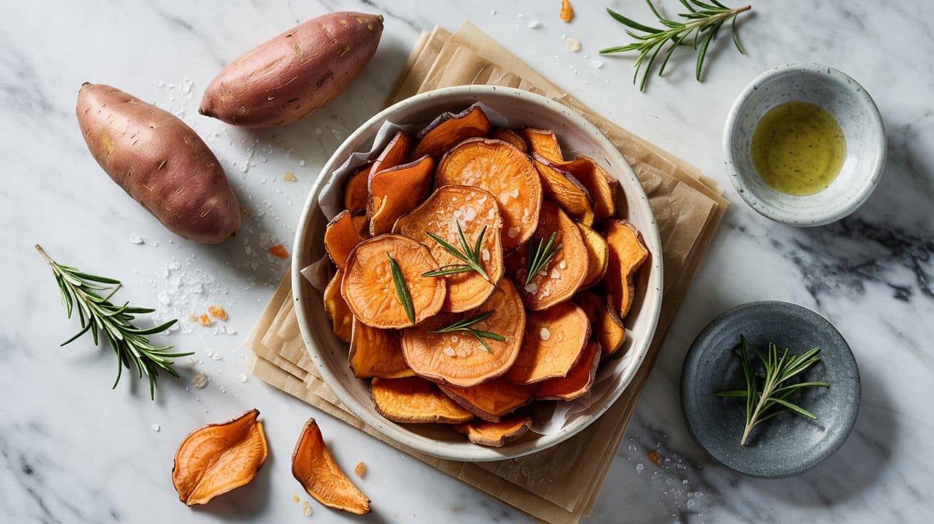 6 air fryer sweet potato chips with rose Ug jz6UIQxOGsw1JQw1LnQ eid6m1oTTJKCuOY8AhSXQA