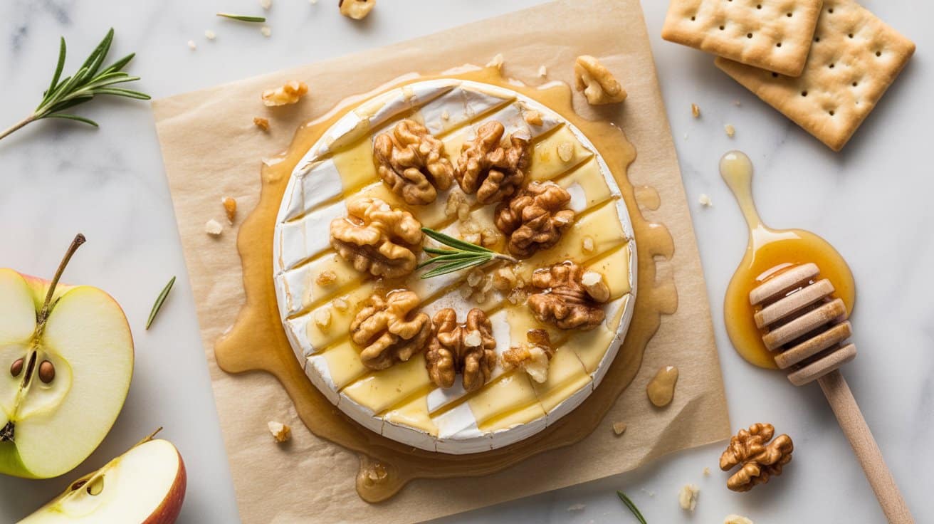 6 baked brie with honey and walnuts a br ND6uXlkIQE S4nwAYKj6nA 0sv2QP15SGO6bVi63hx1Pw
