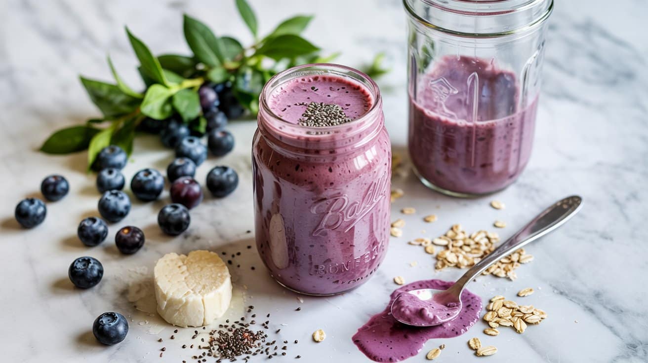 6 blueberry chia seed smoothie a bright FxRdK1G2RtOBLko9bO 5Ow tyrUaniQTpuZf7kvQGQqaw