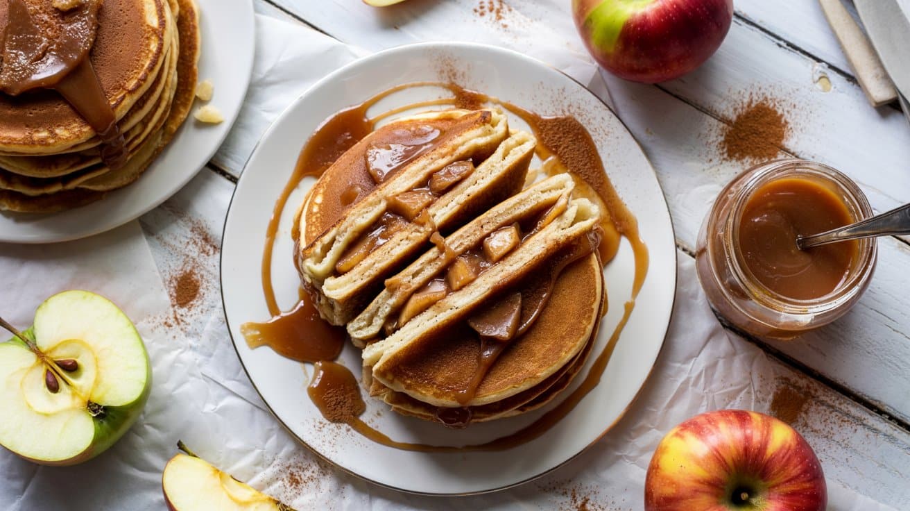 6 caramel apple stuffed pancakes a brigh O1mONEW0SACCwk0Clh0fYQ PLfMDp7zTdqksY3jqPdu5w