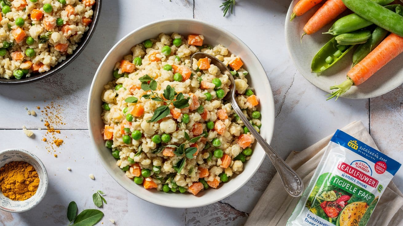 6 cauliflower rice pilaf with peas and c a1oBbqIETQC7S ZYQxGQnw 7BCpw8qUSUqic0Rg0eKJiw