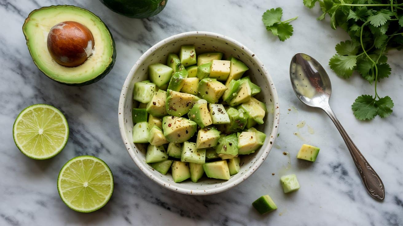 6 cucumber and avocado salad with lime d ypigYTwqQmCmCiaGgYWsXQ rO4uyM8aQx6SOeSfx5SicA