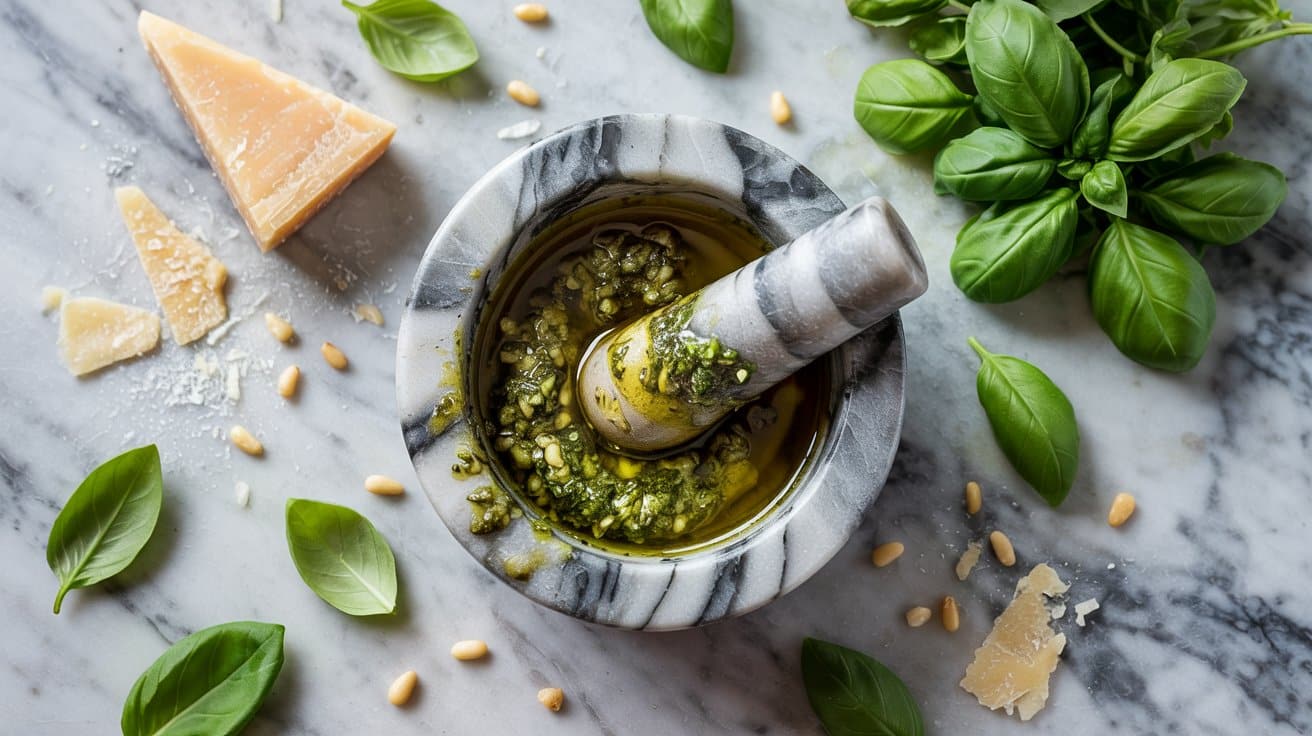 6 fresh basil pesto no cook a bright top EY0jIhsbQHChliZ24dSR A MU40Be1yRbWvgQUK9HGPeQ
