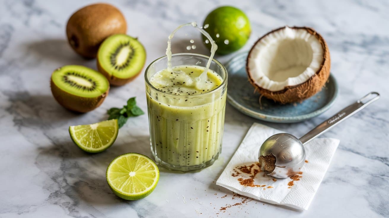 6 kiwi coconut lime smoothie a bright to 0uZCD6BjQiipLL4Sr9WpOw 0dGfyYShRuytFbdxBlXoAg