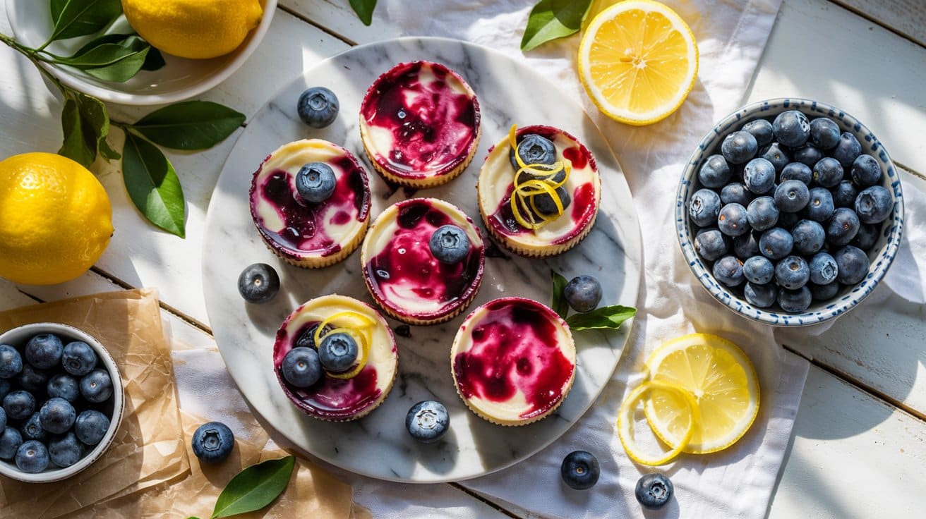 6 lemon blueberry mini cheesecakes a bri M7cFobiRSiuTD 7IgncscQ KWcPszA6QxCNb4SRw9MdUw