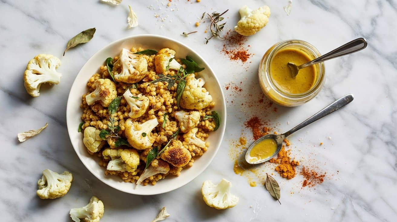 6 millet and roasted cauliflower salad w YZ0FDnQvSKaVkNW0zqfpTA s6Pjam1dRhyKrxZsZQd8NA