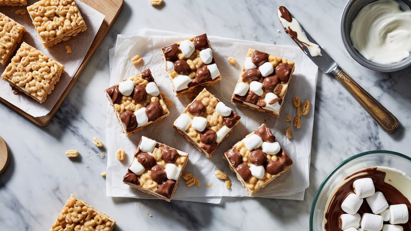 6 smores rice krispies treats a bright t hGb1yk8SQS6z1P8lQaANiA 9sOcq hBSE6hCE2HdWON1w