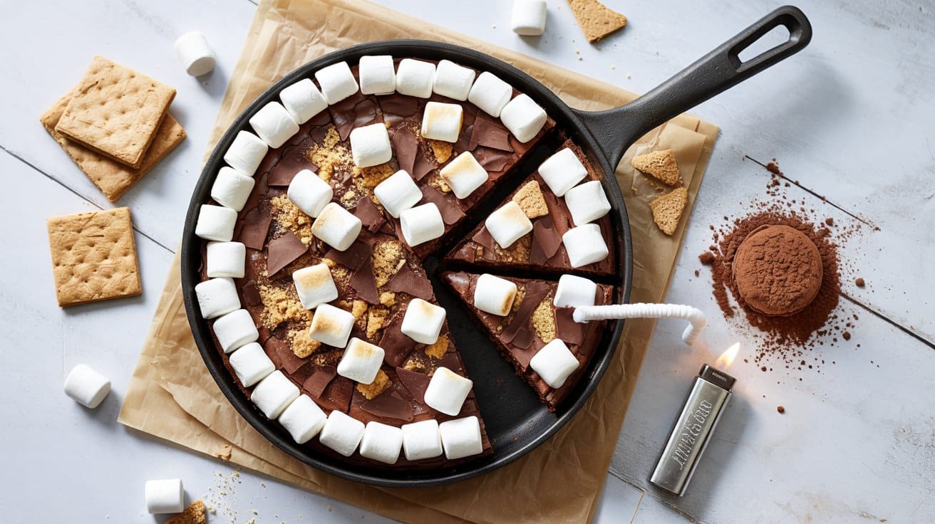 6 smores skillet brownies a bright top d 1snp83c2TaqkBRVMPmcYaw wxNyqP34Q1iUG ik NbiA