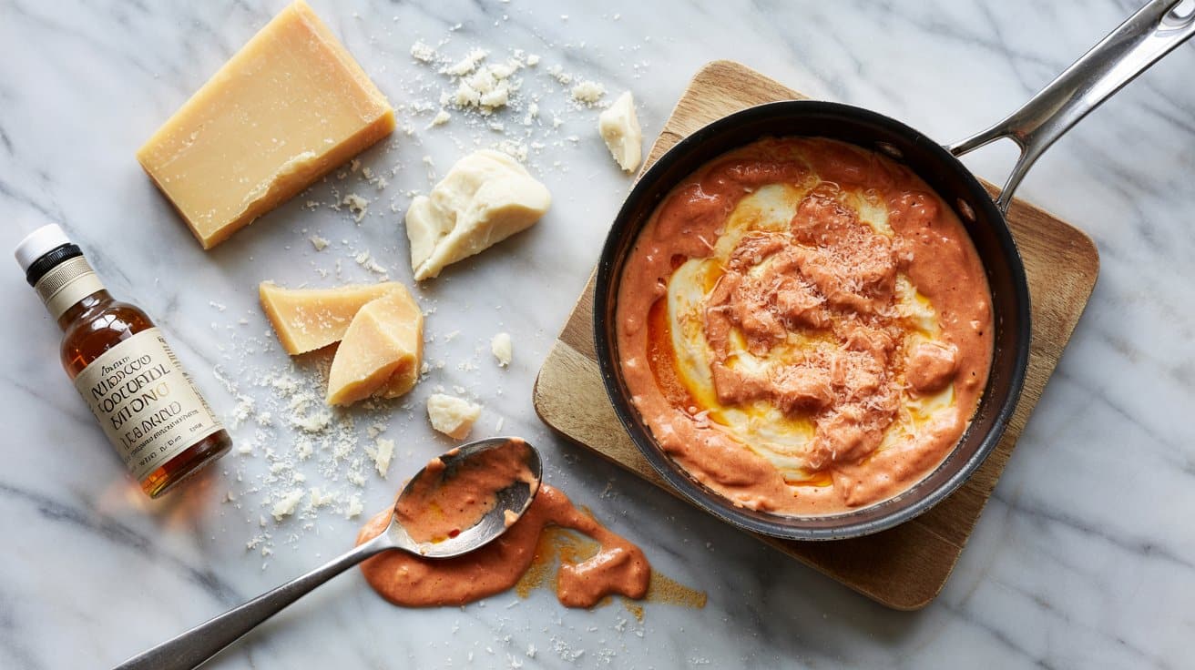 6 three cheese vodka sauce a bright top Xrgcy3NdRguzVrSSVXVfhA qYunapmXRZC6yvEBwiP1TA