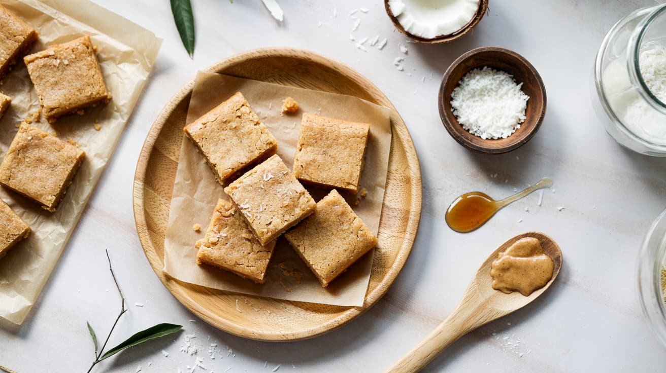 6 vegan blondies with coconut flour a br VNPIk Q4RwyAJO8uD6hHPA eQ7CpyW4RHKatvRHt3Eqqg