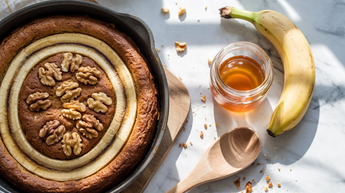 7 banana nut skillet bread a bright top k E57vVITtGD C5mZzufiw 9F4G1K0yRJiw7IziHohn w