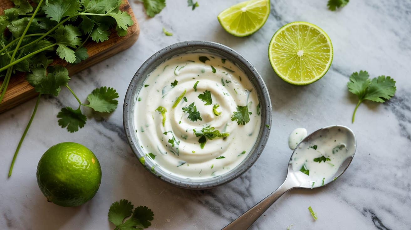 7 cilantro lime yogurt sauce a bright to iEbnH2IISF6u EsAmP3MnA Sa4scwFgT 6yvuWKgC Q w