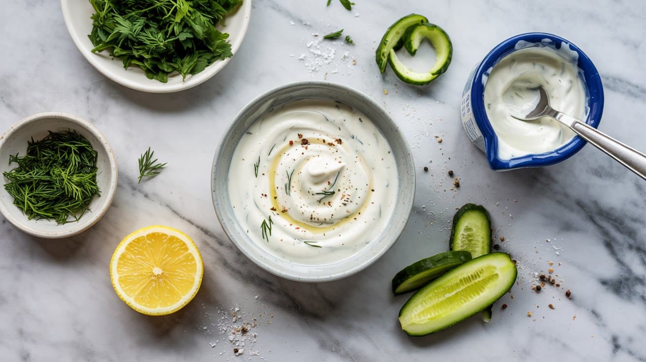 7 creamy greek yogurt dill sauce a brigh 6AZHrX8fSTeIwWGAuAo2CQ QwSgnS18SQmiGYwIC8TpUw