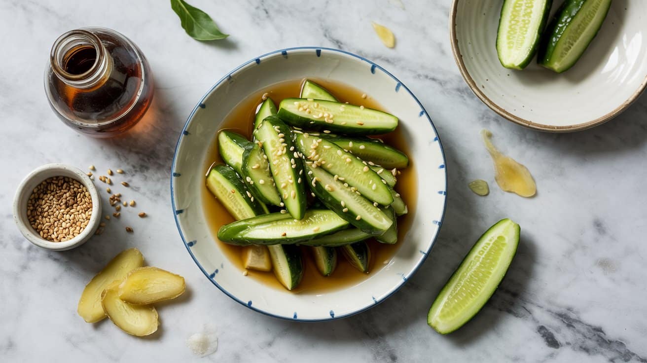 7 japanese sunomono cucumber salad with 16PbHqZSSn2F8rbJifJyXg M J3gc3MRISVgshsI1zbaA