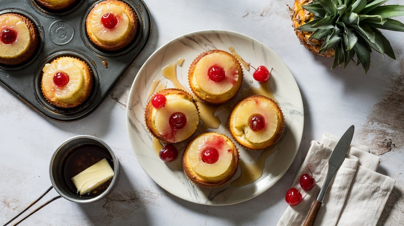 7 pineapple upside down muffins a bright SBvnWJhkR5eIKjXNsGVYHw EbPWnUqhQeiKALUoCFDeSg