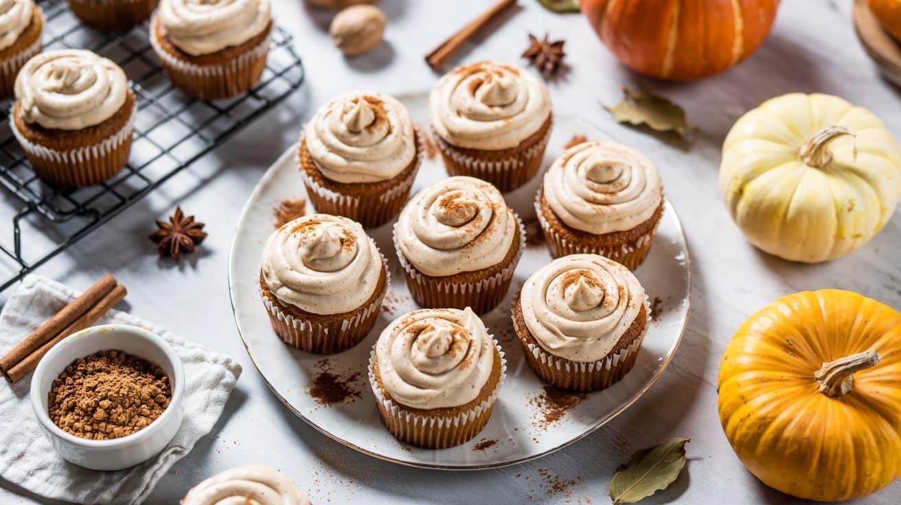 7 pumpkin spice cupcakes a bright top do 7EnK6jR8QHO1 t8H47r IQ C1crsc2bRDKj wjC14s0nQ