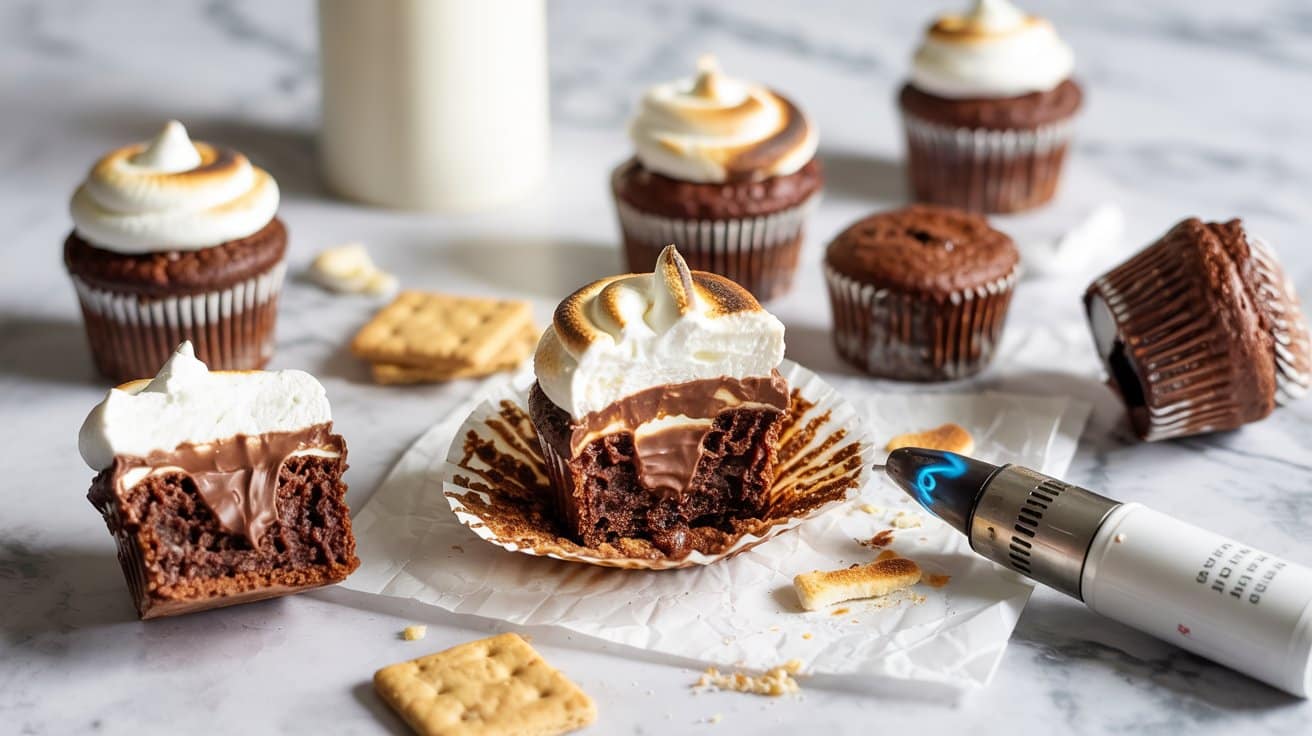 7 smores cupcakes with marshmallow frost hU44khhWTxewyQOkCP09iw T5KNExPAQsq7JbEL 0neNw