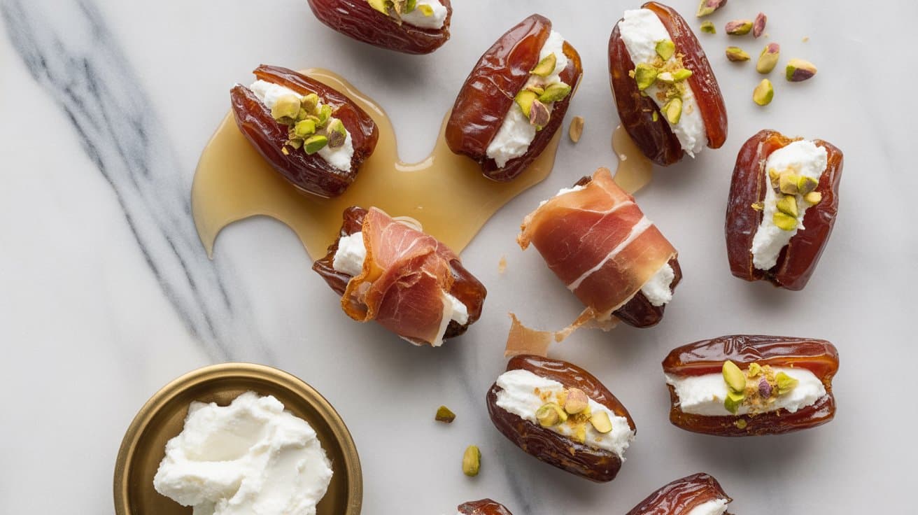 7 stuffed dates with goat cheese a brigh yKLs eHmRSKnfIZvyr63eg UkmydiNuS0 gBTA0byQ0Vg