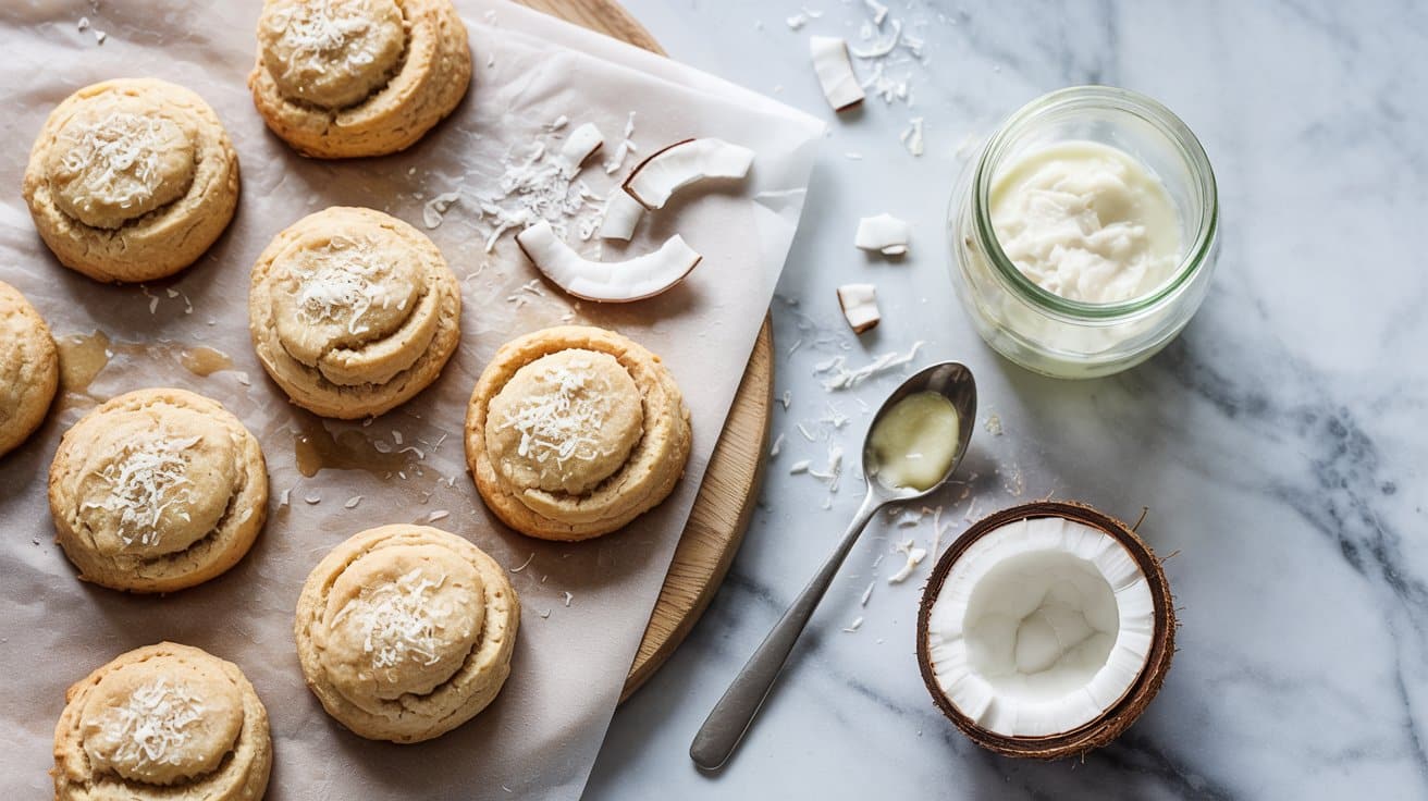 7 vegan drop biscuits with coconut oil a L7bZBsaFRrC5Wr1WVMbIkw gP76DMklT7 4nMV1s8qr0g