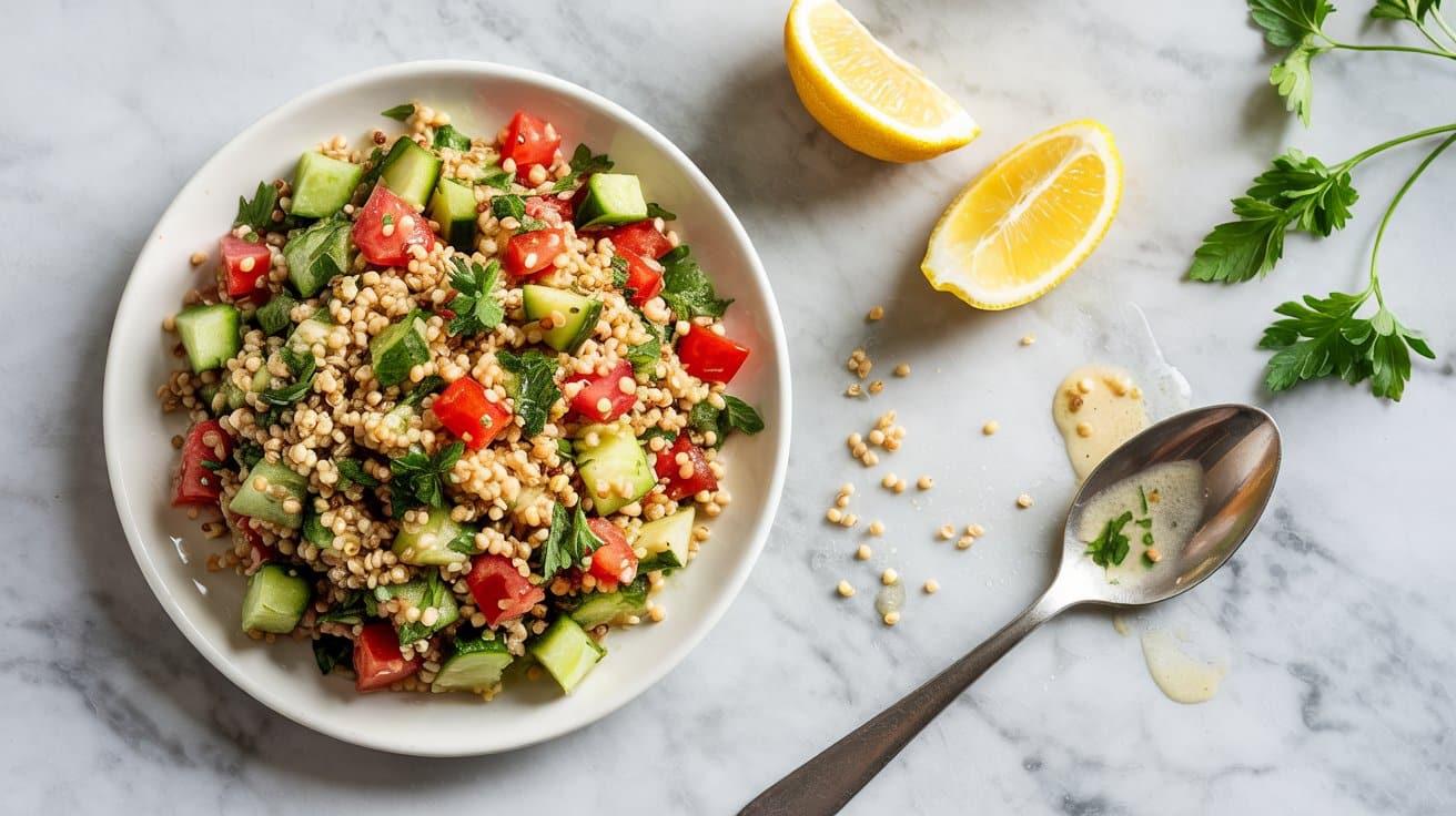 8 amaranth salad with cucumber tomato an 2VbB5LmAR1qSCHP k17sWw ekAe7S1aQRSU7cI3SrnXOA
