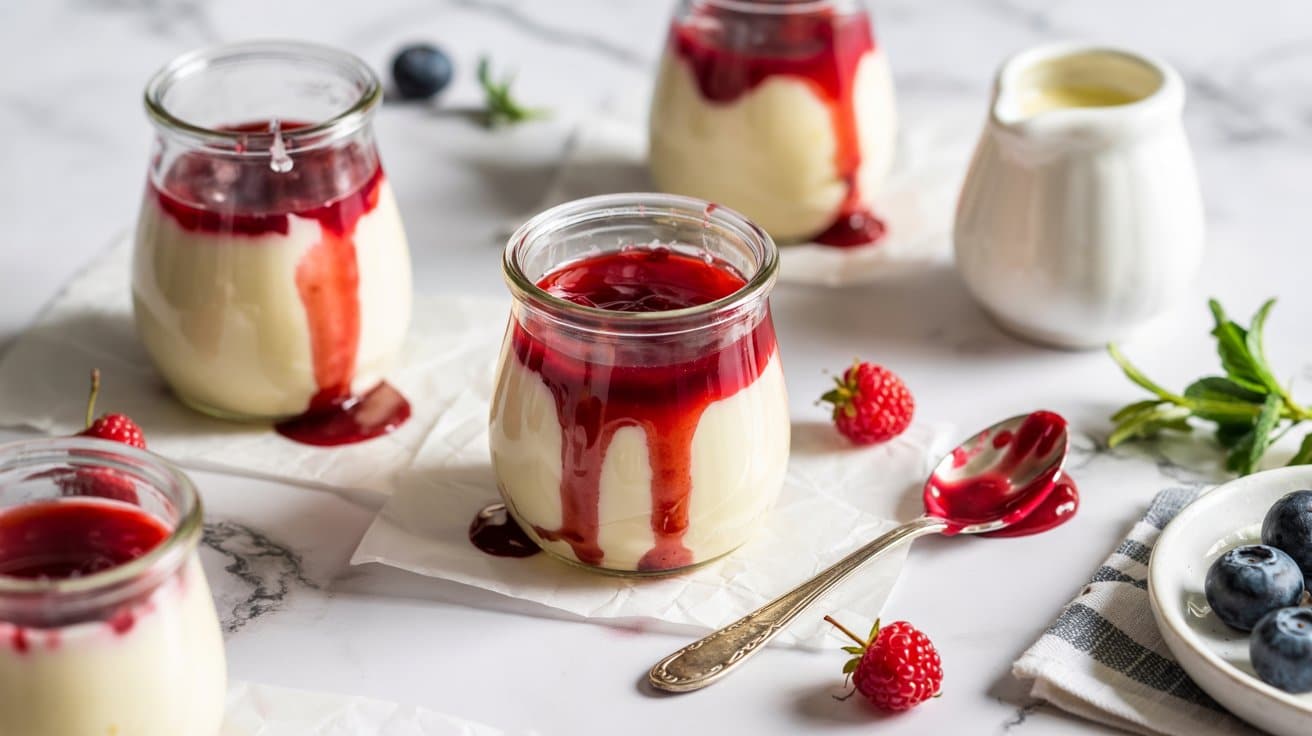 8 classic panna cotta jar with berry sau YrrnCldfTfediBPGp3NCkA VHzhhHXKTjaAuJT2RXdmKQ