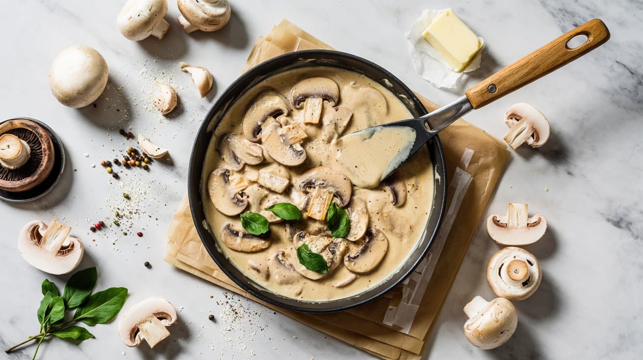 8 creamy mushroom sauce a bright top dow lrzOh5B1SR e2W3Gfa8DYA 80Imoa1XReCJ0u6cirKHMA