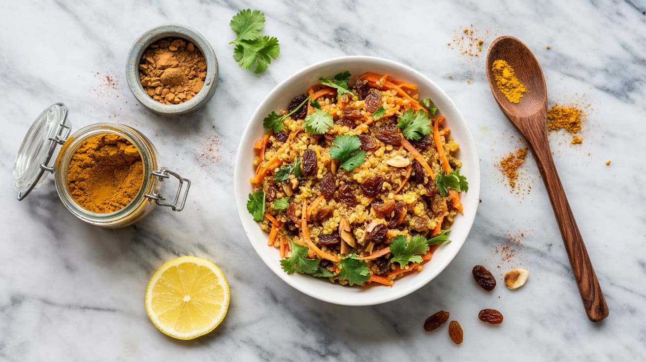 8 curried quinoa salad with raisins and hJRQ l sQHCeIiqTwAka6w w1pjhd hSUqaI92m1Kptyw