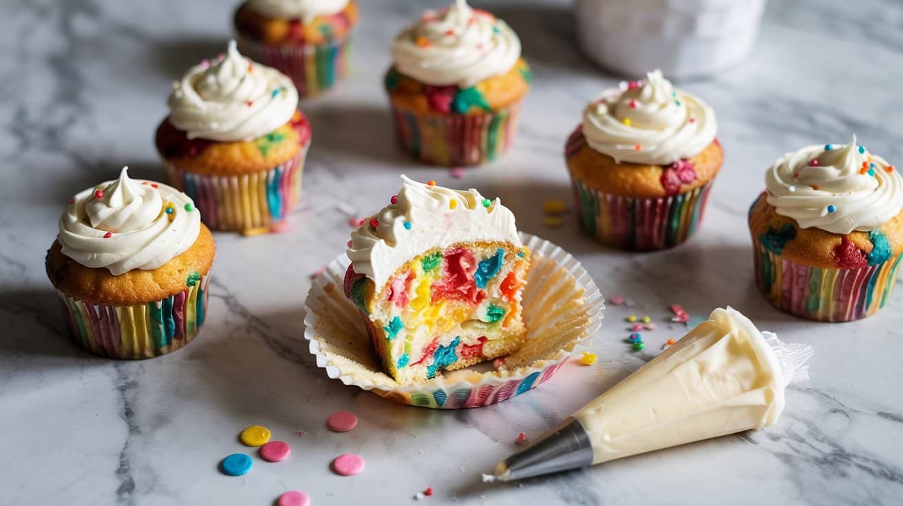 8 funfetti cupcakes with vanilla frostin XB5Z4tYNSr6g7EYmcd A3A 4EASuMduSuO4wpWy409 6g